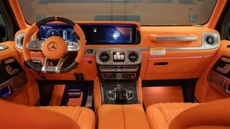 brabus g wagon orange